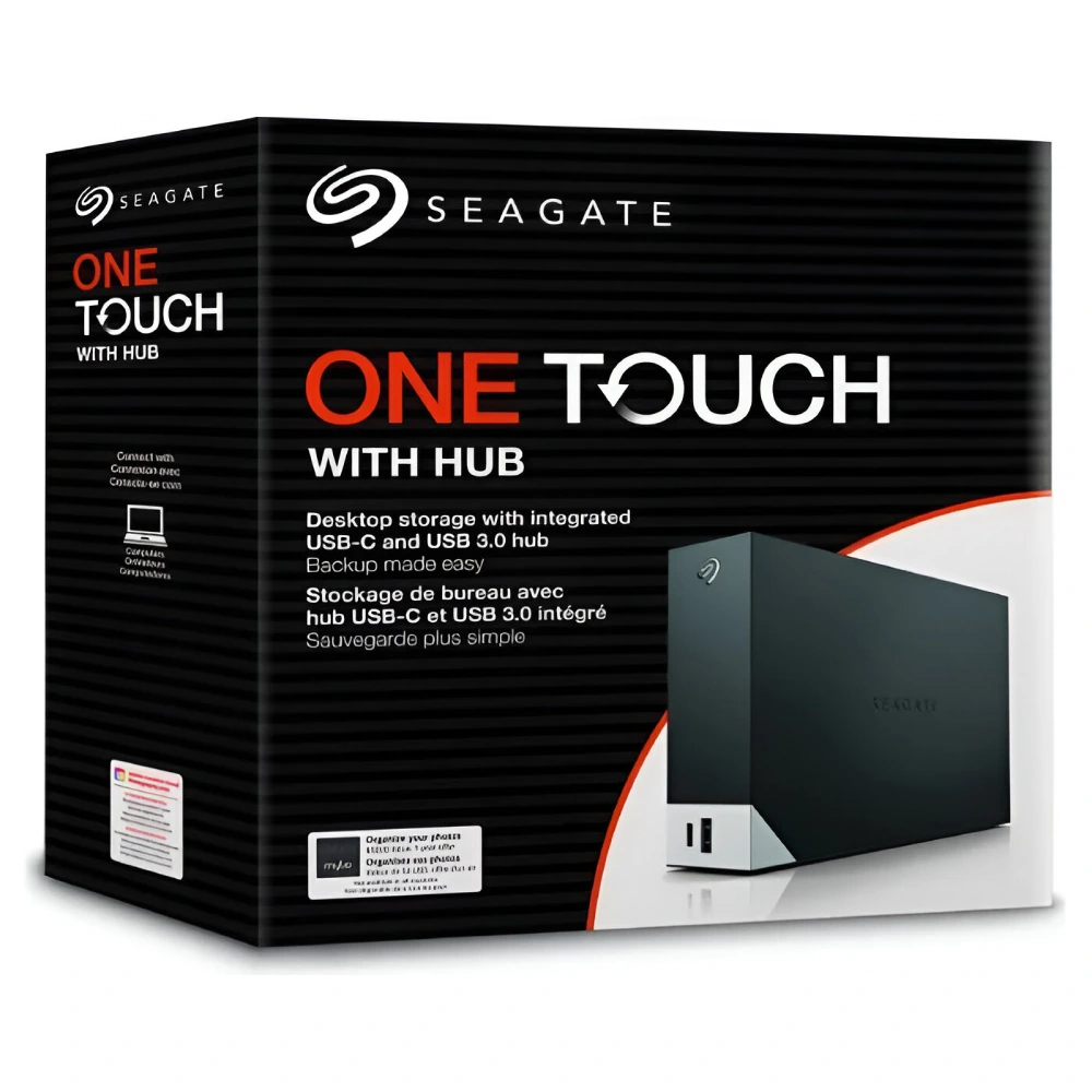 Seagate External Table Top Hard Disk One Touch Hub 4TB 3.5 Inch (With Adapter) view 6