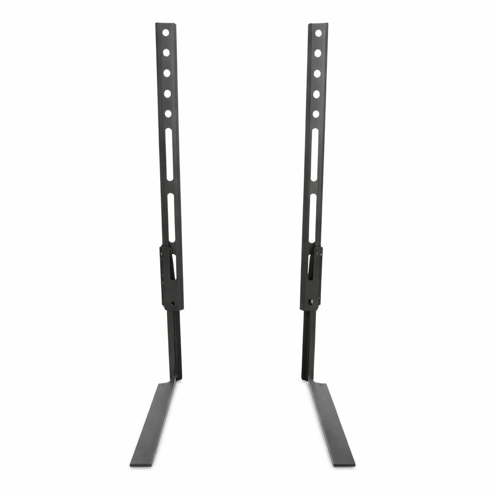 LED Table Top Leg Stand Bracket Riser Base Replacement with Height Adjustable for 12 to 47 Inch