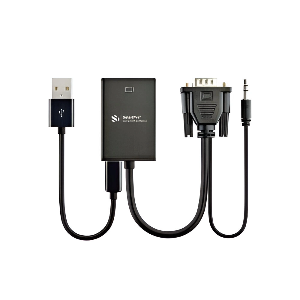 Smart-Pro VGA To HDMI Converter With Audio