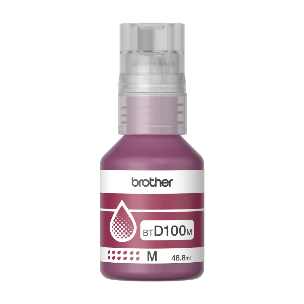 Brother Inkjet Ink Bottle BTD100M Magenta 48.8ml