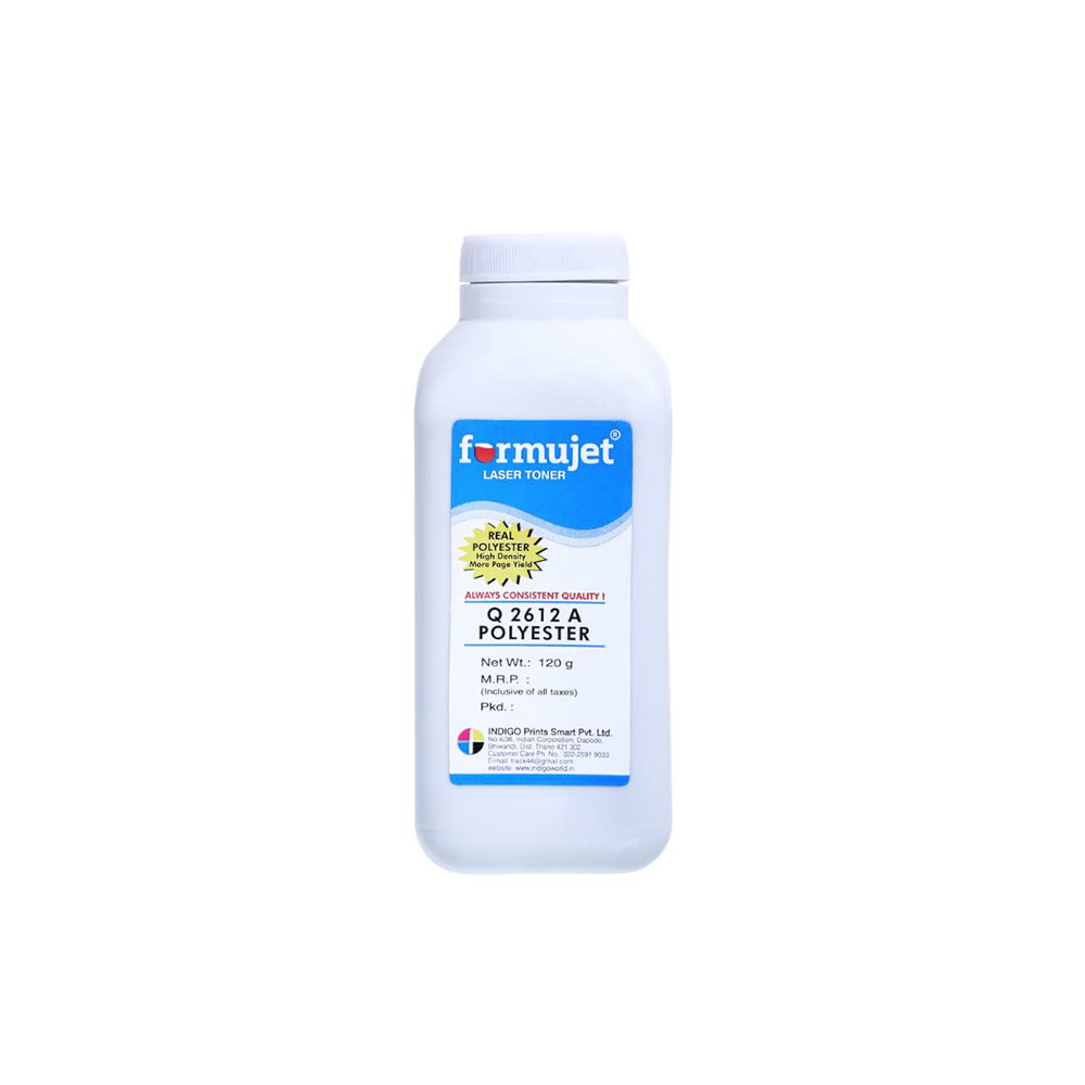Formujet Laser Toner Powder HP 12A Polyester 120gm Black